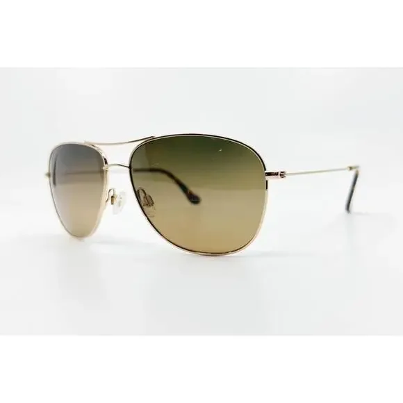Maui Jim Cliff House MJ247-16 Gold Bronze Polarized Sunglasses 59-15-120 8436